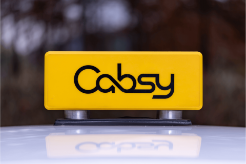 캡시 브랜드 택시표시등. 사진=에스엠씨모빌리티