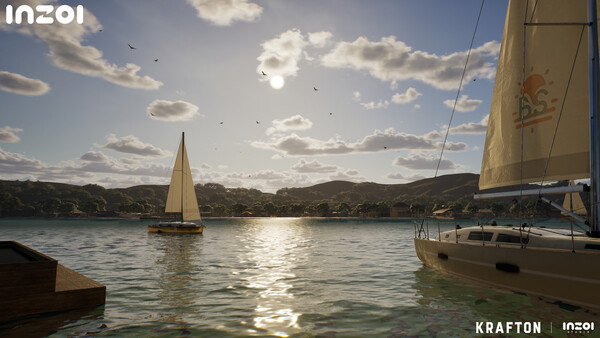 인조이의 DLC '섬으로 떠나요' 속 신규 지역 '차하야'의 인게임 그래픽. 사진=크래프톤