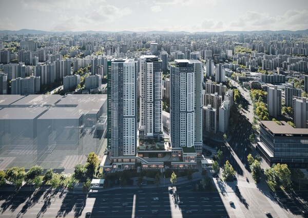 대우건설이 수원 영통구 망포역세권에 615세대 규모의 '망포역 푸르지오 르마크' 단지를 조성한다. 사진=대우건설