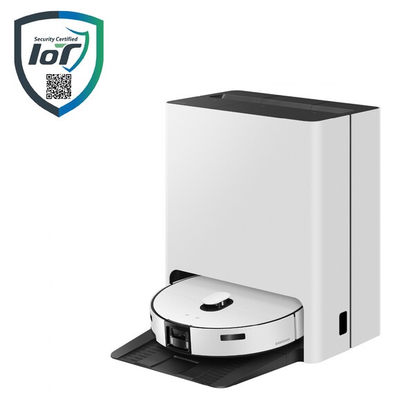 ​삼성전자 2025년형 로봇청소기 신제품이 과학기술정보통신부와 한국인터넷진흥원(KISA)이 주관하는 '사물인터넷(IoT) 보안 인증'에서 최고 등급인 '스탠다드(Standard)' 등급을 획득했다. 사진=삼성전자