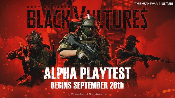 위메이드의 자회사 디스민즈워에서 개발 중인 '블랙 벌처스: 프레이 오브 그리드'가 2차 스팀 플레이 테스트를 실시한다. 사진=위메이드