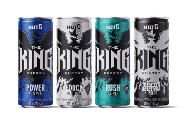 핫식스 '더킹' 제품 이미지. 사진=롯데칠성음료