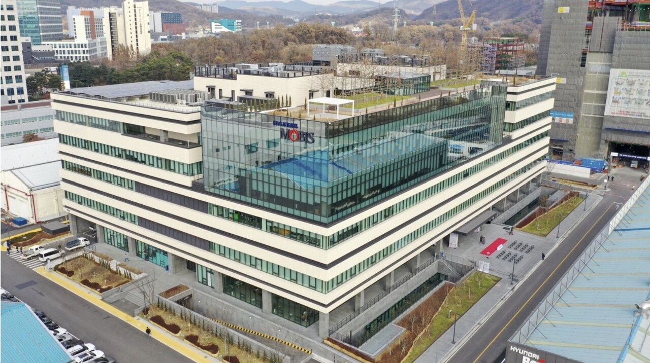 경기도 의왕시에 위치한 현대모비스 의왕연구소는 전동화·자율주행·차량용 반도체 등 미래차 핵심 기술 개발의 중심 거점이다. =사진=현대모비스