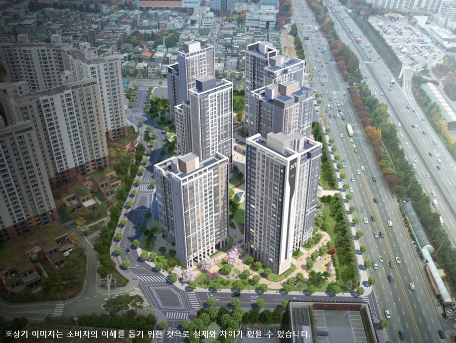 수지자이 에디시온 조감도. GS건설은 오는 10월 경기도 용인시 수지구 풍덕천동에 '수지자이 에디시온'을 분양할 예정이다. 사진=GS건설