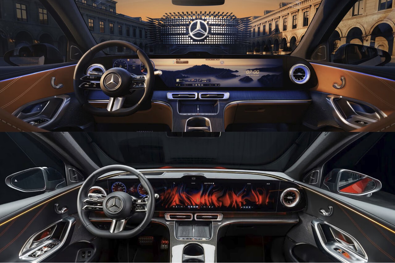 벤츠는 GLC EV에 A필러에서 A필러까지 이어지는 39.1인치 MBUX 하이퍼스크린을 적용했다. 사진=메르세데스-벤츠