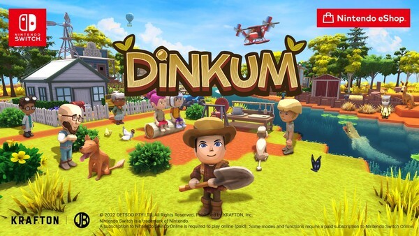 생존 생활 시뮬레이션 딩컴의 닌텐도 스위치 출시일이 확정됐다. 사진=크래프톤