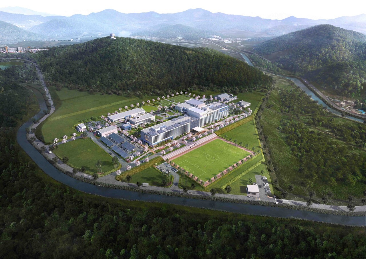 금호건설 컨소시엄이 수주한 전남 함평 축산자원개발부 이전사업 조감도. 총 588만㎡ 부지에 연구·사육·지원시설이 들어설 예정이다. 사진=금호건설