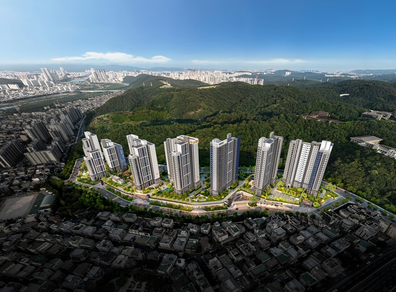 ‘한화포레나 울산무거’는 지하 3층~지상 25층, 전용 84~166㎡ 816세대로 조성된다. 사진=한화 건설부문