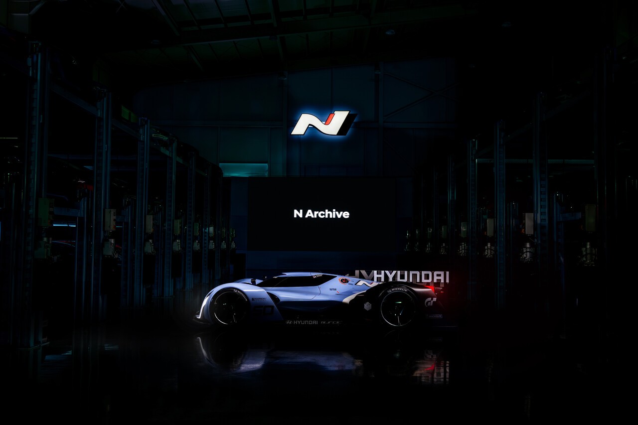 N 아카이브에 ‘2025 N 비전 그란투리스모’가 전시돼 있다. 사진=현대자동차