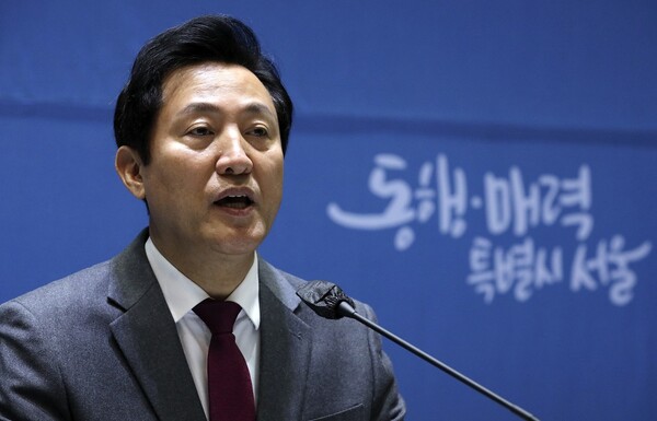 오세훈 서울시장. 오 시장은 청년의 날인 20일 이재명 정부의 정년 청책을 강하게 비판하는 글을 페이스북에 게시해 눈길을 끌었다. 사진=뉴시스