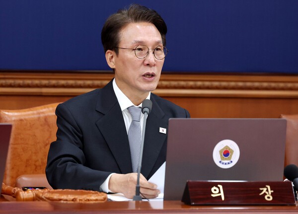 23일 정부 서울청사에서 모두 발언 중인 김민석 국무총리. 사진=뉴시스
