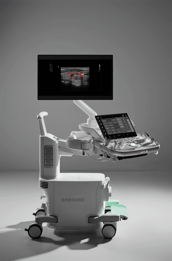 영상의학과용 프리미엄 초음파 진단기기 'R20'. 사진=삼성메디슨