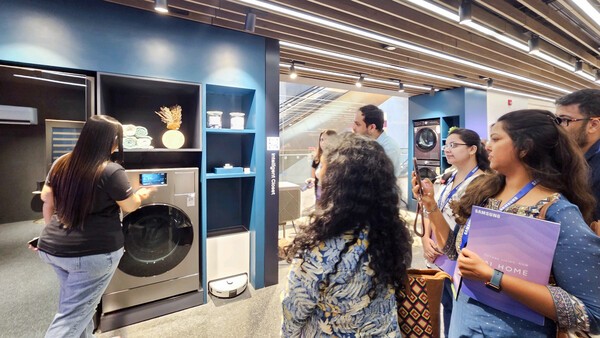 삼성전자가 인도 뭄바이에서 'AI 홈'의 차별화된 고객 경험을 소개했다. 사진=삼성전자