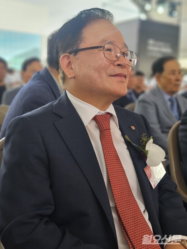 'NS푸드페스타' 개막식에 참석한 조항목 NS홈쇼핑 대표. 사진=이호영 기자