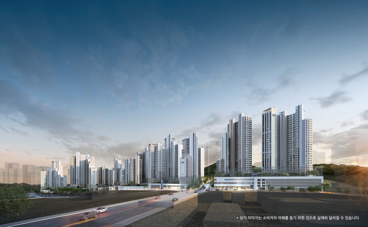 지하 7층~지상 최고 29층, 19개 동, 총 2045가구인 철산역자이 아파트의 청약이 29일 특별공급을 시작으로 분양에 나선다. 사진=GS건설