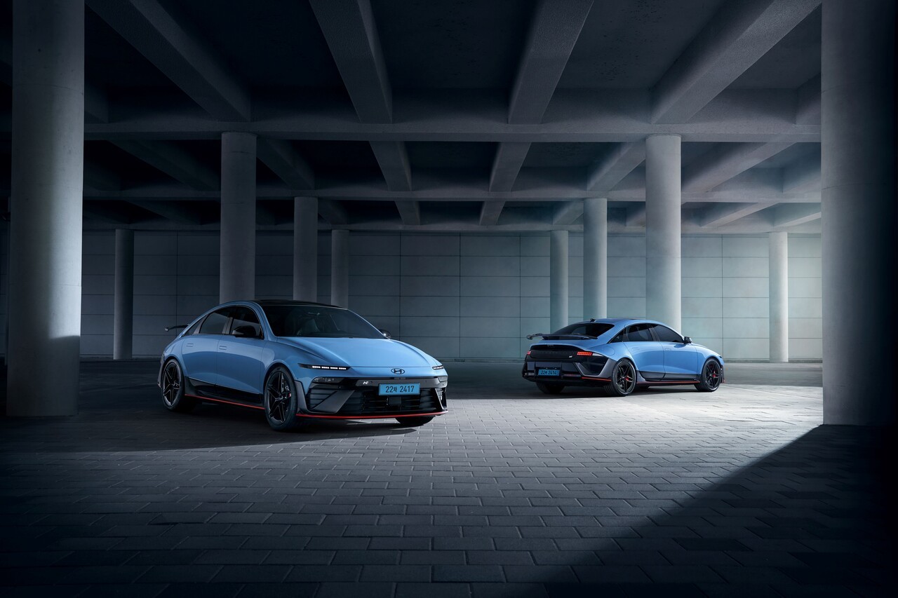 최대 출력 650마력, 최대 토크 78.5kgf·m의 성능을 갖춘 아이오닉 6 N이 1일 가격을 공개하고 판매를 시작했다. 사진=현대자동차