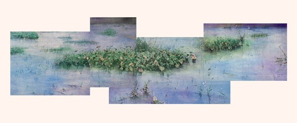 이강화 교수의 작품. 추억-부평 신트리_575x172cm_Oil on canvas_2025. 사진=세종대학교