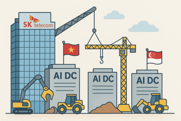 SK텔레콤이 글로벌 AI 인프라 사업자로 발돋움하기 위해 채비에 나서고 있다. 사진=챗GPT