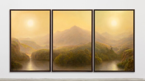 로랑 그라소(Laurent Grasso)의 '과거에 대한 고찰' 작품. 사진=헤레디움