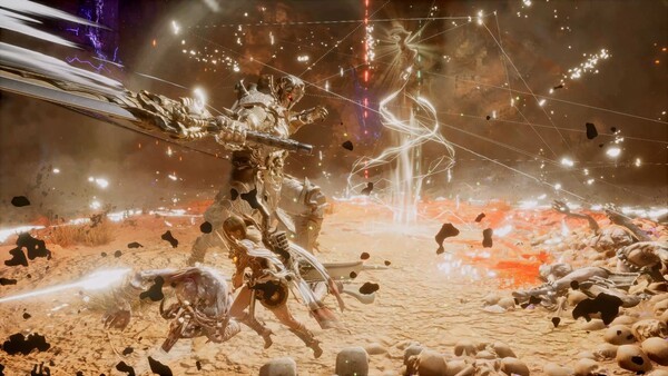 타락한 도미니온과의 전투 장면. 사진=넷마블