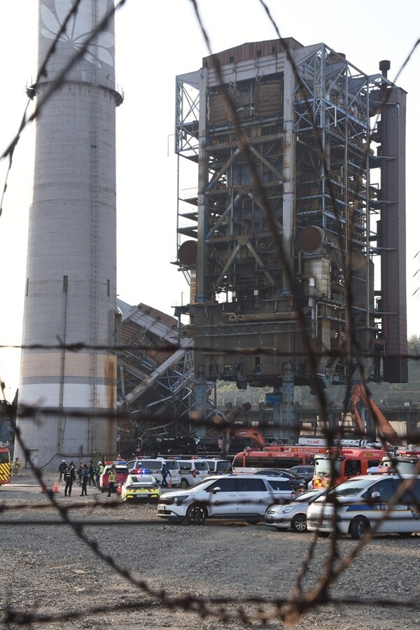 6일 매몰 사고가 발생한 울산 남구 울산화력발전소. 사진=뉴시스