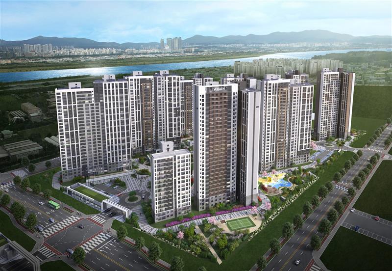 BS한양이 김포 풍무역세권 도시개발사업 내 B2블록에서 총 1071세대 규모의 '풍무역세권 수자인 그라센트 1차' 분양을 시작한다. 사진=BS한양