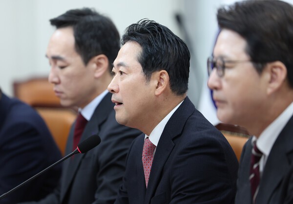 장동혁 국민의힘 대표가 발언하고 있다. 사진=뉴시스