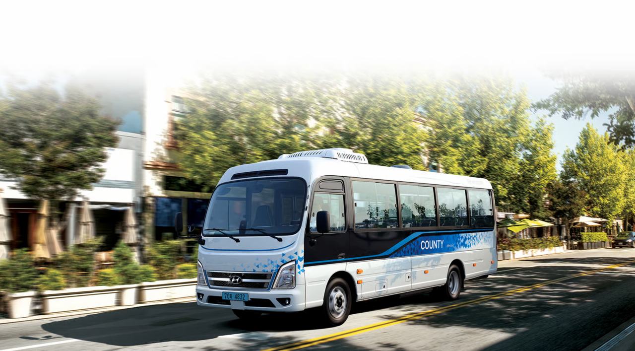 현대차가 글로벌녹색성장연구소 주관 '발리 e-모빌리티 프로젝트' 입찰에서 최종 선정돼 전기버스 10대를 공급한다. 사진=현대자동차