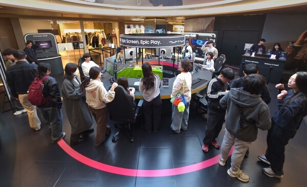 삼성전자는 서울과 수원에서 각각 15일부터 23일, 29일부터 12월 7일까지 다양한 혜택과 특별한 게이밍 체험을 제공하는 '오디세이 게임 스테이션' 팝업 체험존을 운영한다고 16일 밝혔다. 사진=삼성전자