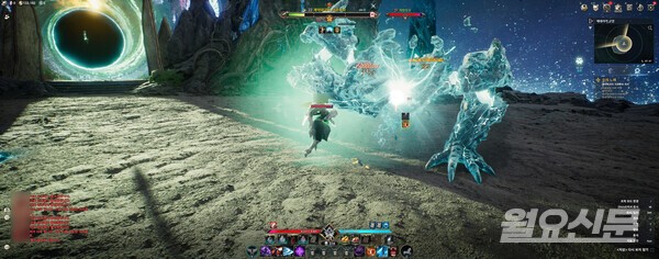 계약파괴자 가르투아와의 전투. 사진=편슬기 기자