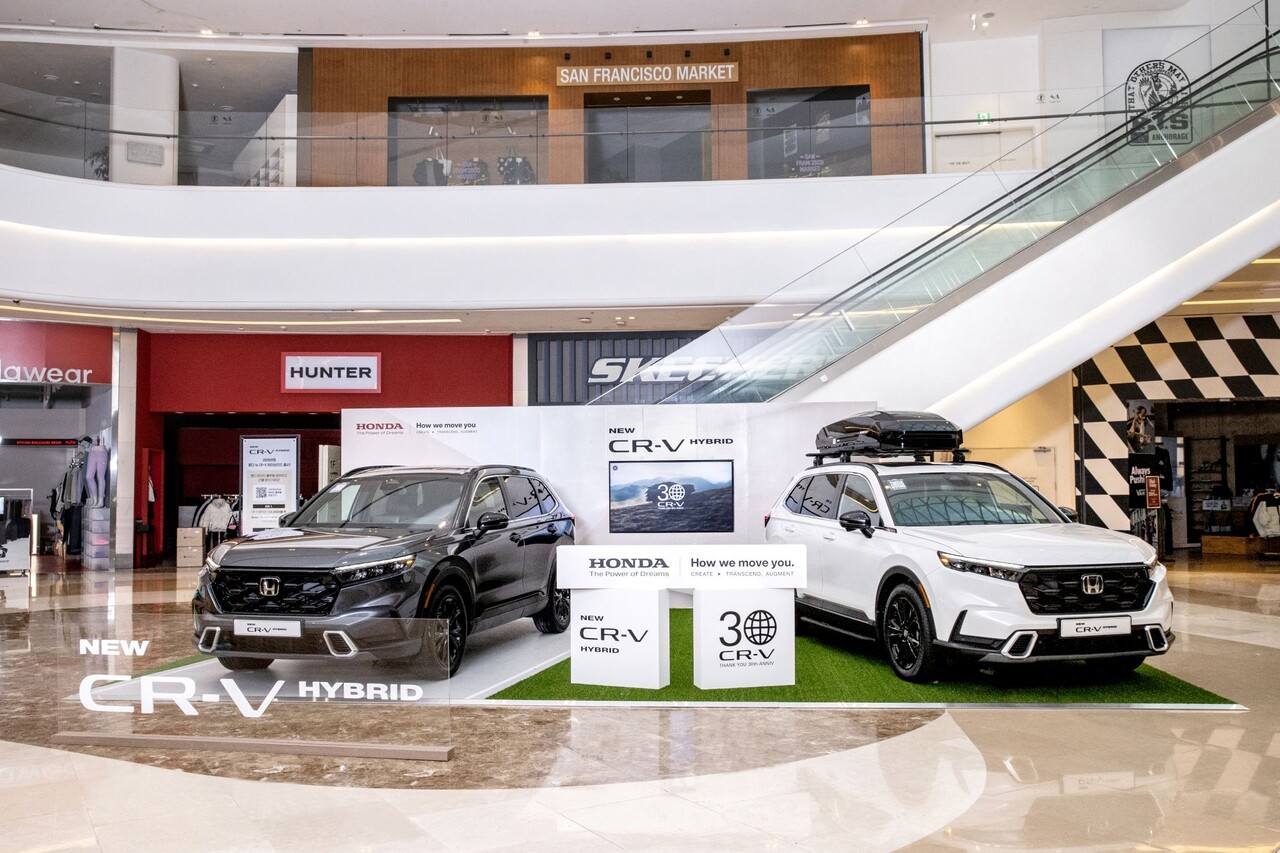 혼다코리아가 2026년형 뉴 CR-V 하이브리드 출시와 CR-V 30주년을 기념해 하남·수원에서 소비자 체험 팝업 전시를 진행한다. 사진=혼다코리아