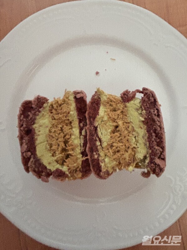 마카롱 반갈샷. 사진=김나연 기자