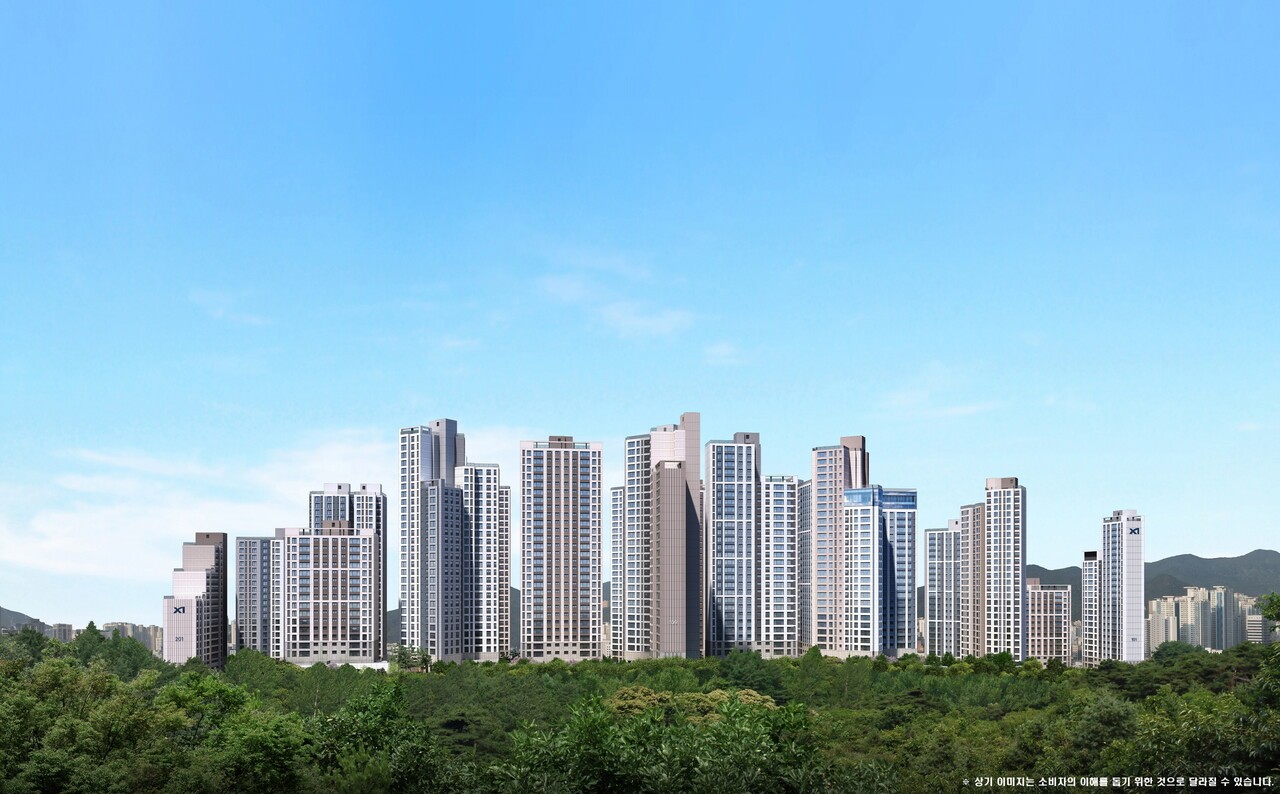 GS건설이 안양 상록지구 재개발 단지 '안양자이 헤리티온' 견본주택을 열고 12월부터 639가구 일반분양 절차에 돌입했다. 사진=GS건설