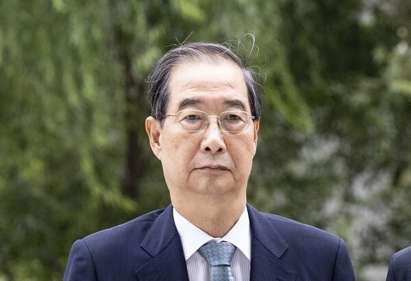 한덕수 전 국무총리가 지난 9월 9일 김건희 특검팀(특별검사 민중기)에 참고인 신분으로 출석하고 있다. 사진=뉴시스