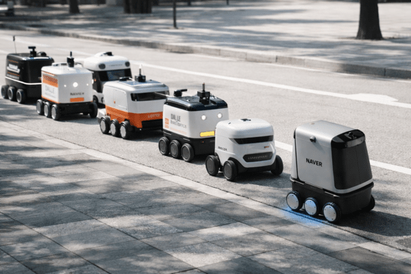 '자율주행로봇'에 속도 내는 네이버...근거리 배송 '룽고' 출격 - 뉴스 썸네일 이미지