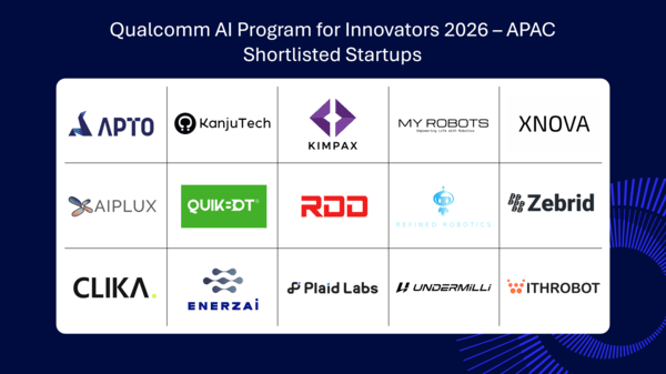 '퀄컴 AI 이노베이터 프로그램 2026 – APAC' 참여기업 발표...韓 스타트... - 뉴스 썸네일 이미지
