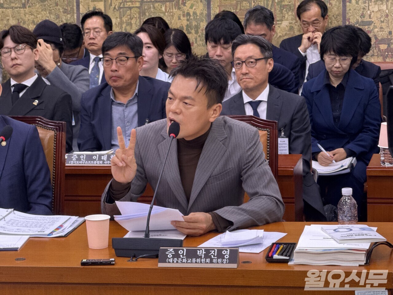[2026 <b>국감</b>] <b>박진영</b> "패노메논, 몇백억 손해…특혜 아냐"